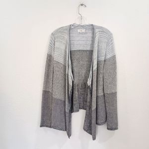 Lou & Grey Striped Cardigan Sweater